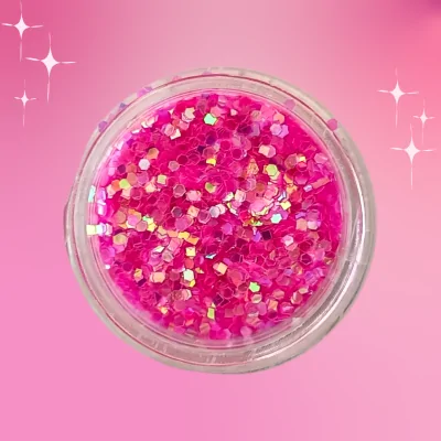 Glitter Neon Pink