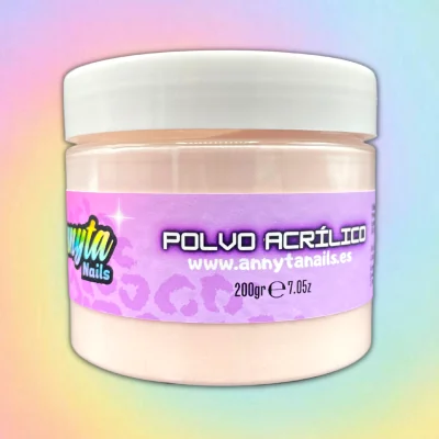 AnnytaNails Polvo Acrílico Natural 200gr